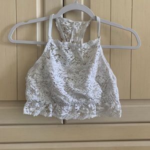 Aerie white lace bralette